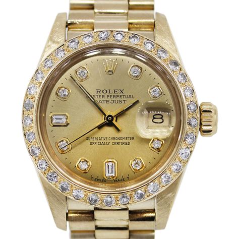 rolex gold and silver women& 39|18k gold rolex women's watch.